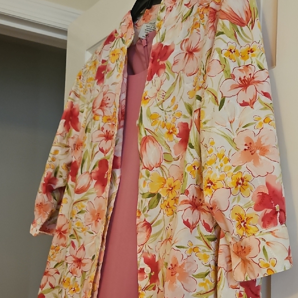 Bon Worth Floral Blouse - Pink, Yellow, Green - Picture 6 of 6